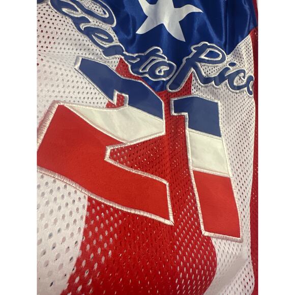 Vintage Stitched Puerto Rico Basketball jersey NWOT in mint condition szXL - Picture 3 of 9